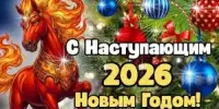 С наступающим Новым 2026 годом!